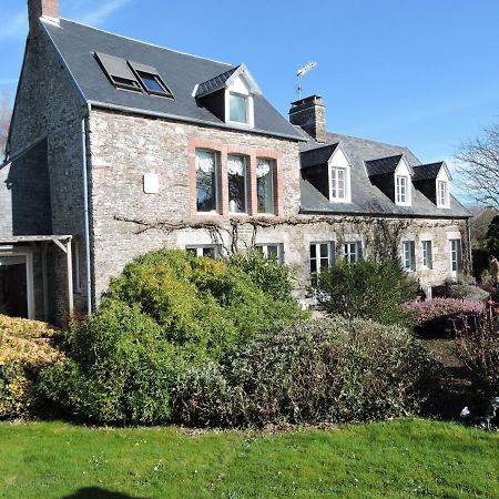 Gite De Charme "La Maison Saint-Leonard" Avec Piscine, Spa, Vue Sur Le Mont Saint-Michel Vains Luaran gambar