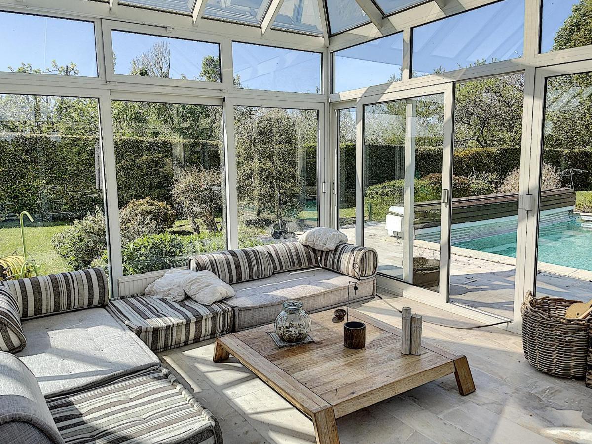 Gite De Charme "La Maison Saint-Leonard" Avec Piscine, Spa, Vue Sur Le Mont Saint-Michel Vains Luaran gambar